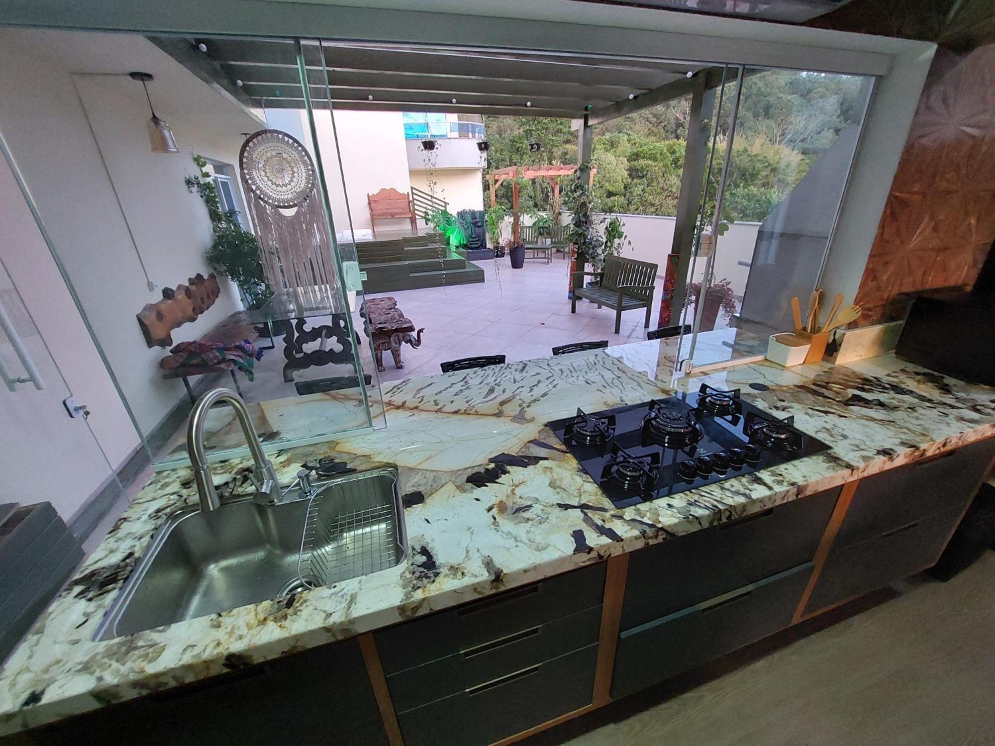 Jurere Cobertura 400M Do Mar Vista Linda Apartment ฟลอเรียนอโปลิส ภายนอก รูปภาพ